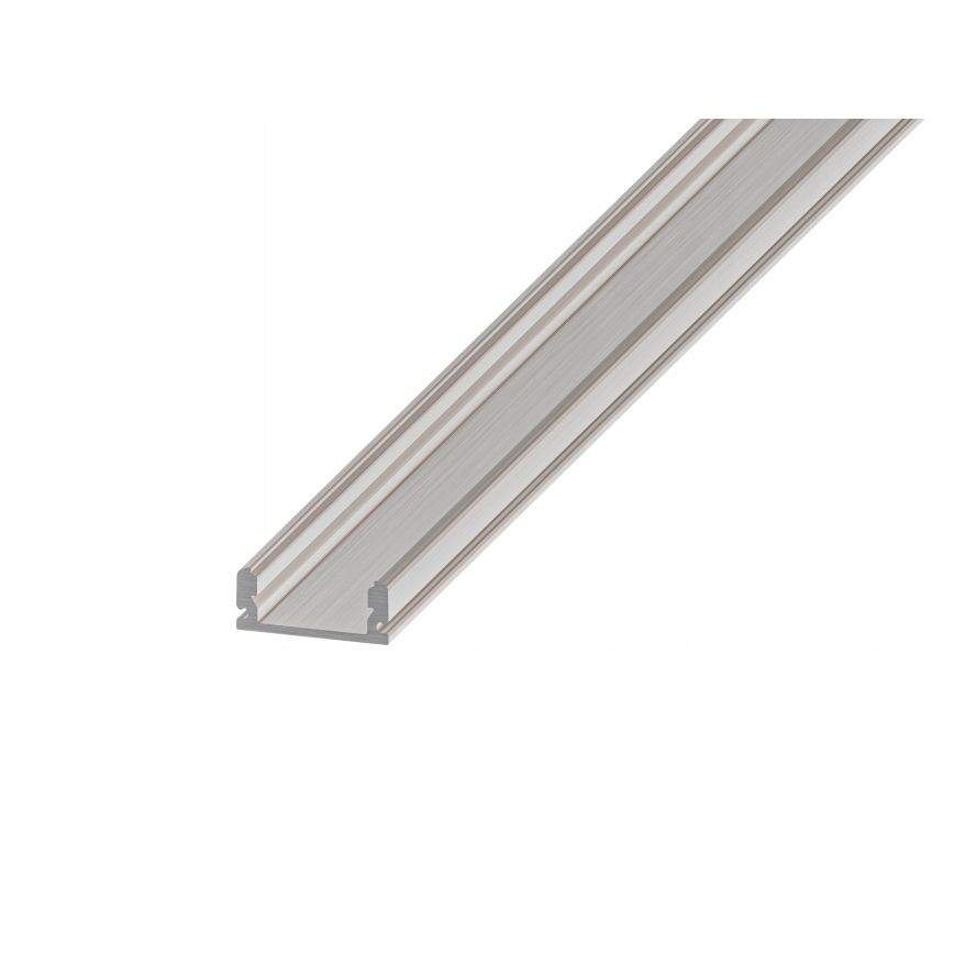 Vestavný profil pro LED pásky 1 m stříbrná/bílá