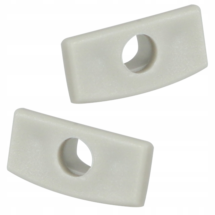 Vestavný profil pro LED pásky 1 m stříbrná/bílá