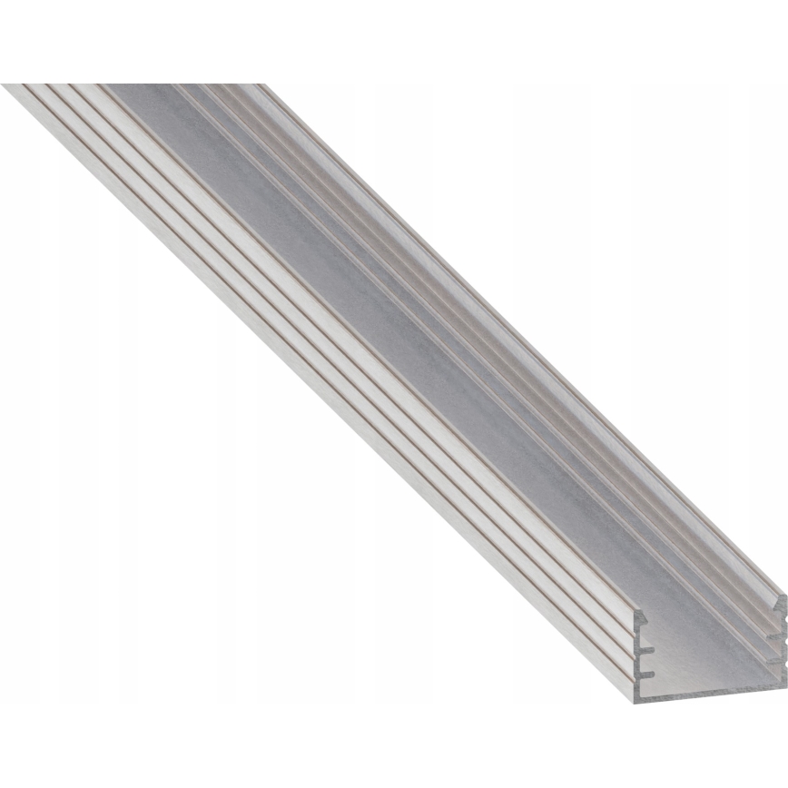 Vestavný profil pro LED pásky 1 m stříbrná/bílá