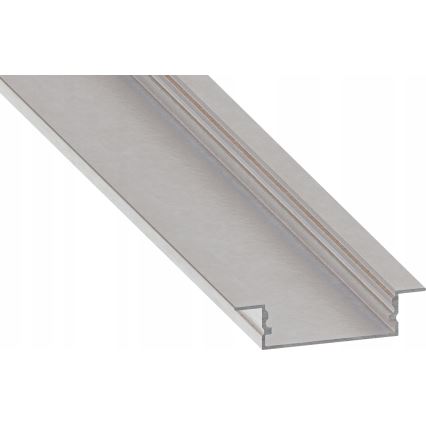Vestavný profil pro LED pásky 1 m stříbrná/bílá