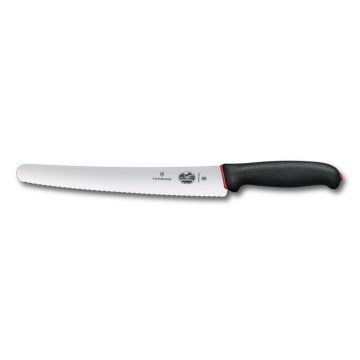 Victorinox - Kuchyňský nůž na chleba DUAL GRIP 26 cm černá