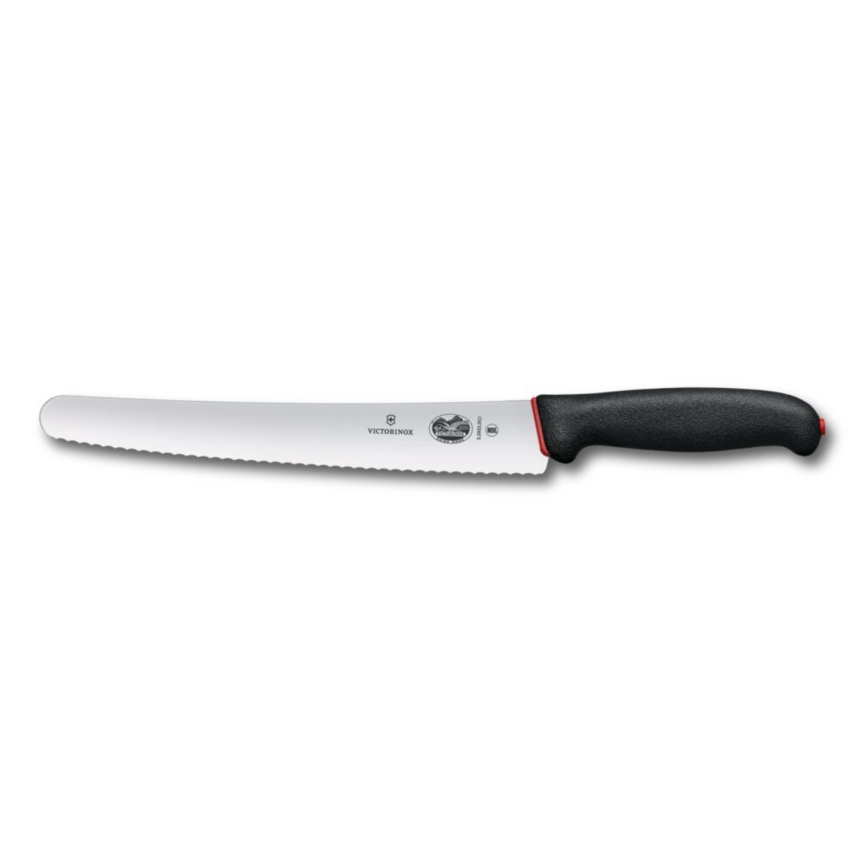 Victorinox - Kuchyňský nůž na chleba DUAL GRIP 26 cm černá