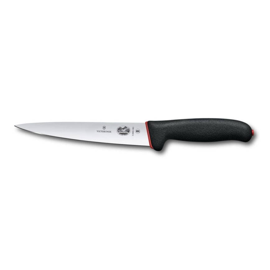Victorinox - Kuchyňský nůž na maso DUAL GRIP 18 cm černá