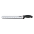 Victorinox - Kuchyňský nůž plátkovací DUAL GRIP 30 cm černá