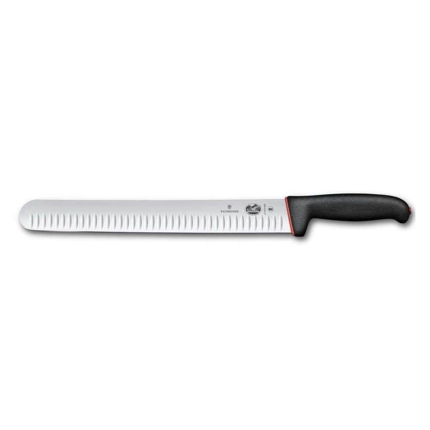 Victorinox - Kuchyňský nůž plátkovací DUAL GRIP 30 cm černá