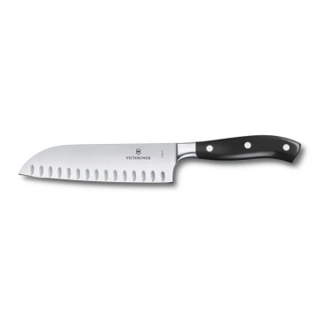 Victorinox - Kuchyňský nůž santoku GRAND MAITRE 17 cm černá