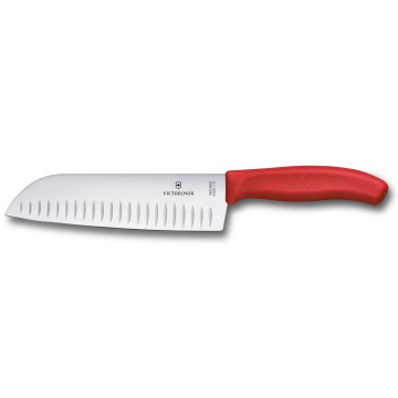 Victorinox - Kuchyňský nůž santoku SWISS CLASSIC 17 cm červená