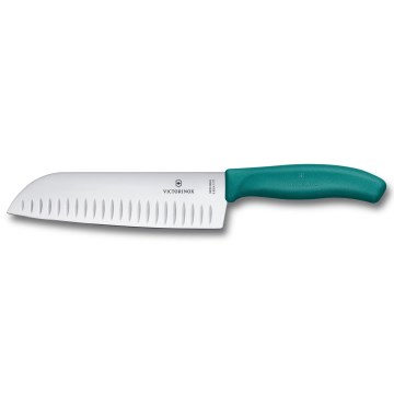 Victorinox - Kuchyňský nůž santoku SWISS CLASSIC 17 cm tyrkysová