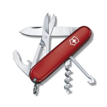 Victorinox - Multifunkční kapesní nůž COMPACT 9,1 cm/15 funkcí červená