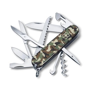 Victorinox - Multifunkční kapesní nůž HUNTSMAN 9,1 cm/15 funkcí maskáčová