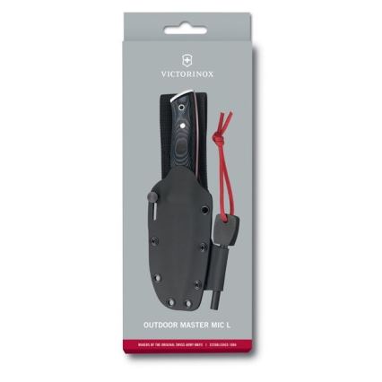 Victorinox - Outdoorový nůž 22 cm černá/chrom