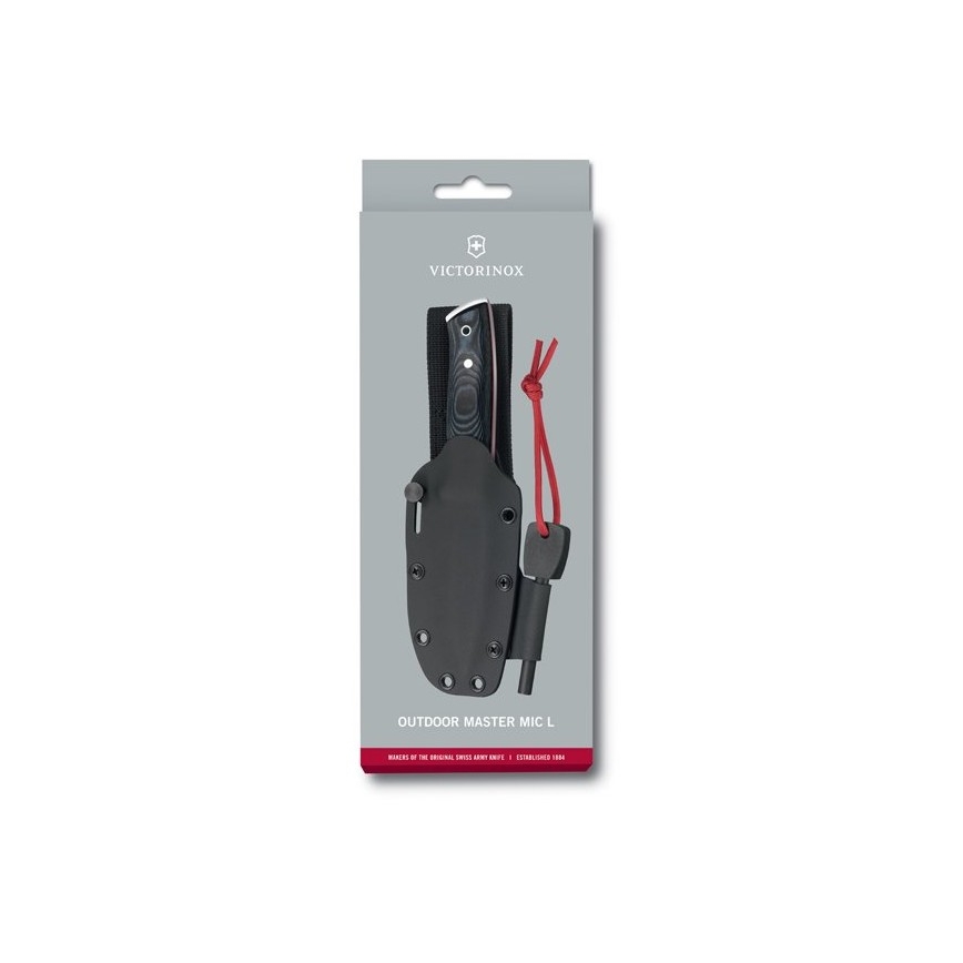 Victorinox - Outdoorový nůž 22 cm černá/chrom