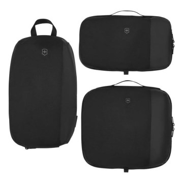Victorinox - Sada cestovních organizérů Travel Essentials 3 ks černá