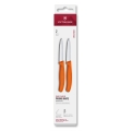 Victorinox - Sada kuchyňských nožů na zeleninu SWISS CLASSIC 8 cm 2 ks oranžová