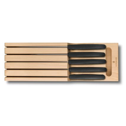 Victorinox - Sada kuchyňských nožů s organizérem 6 ks buk/béžová