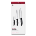 Victorinox - Sada kuchyňských nožů SWISS CLASSIC 3 ks černá