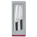 Victorinox - Sada kuchyňských nožů SWISS MODERN 2 ks černá