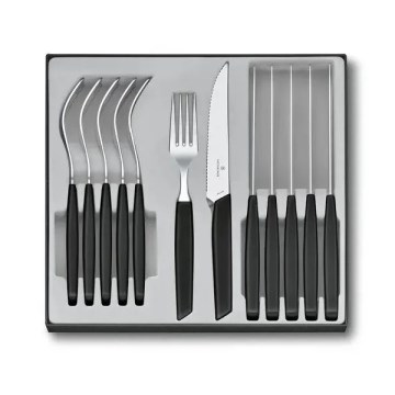 Victorinox - Sada příborů SWISS MODERN 12 ks černá