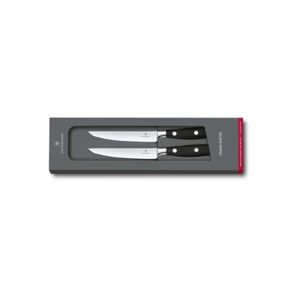 Victorinox - Sada steakových nožů GRAND MAITRE 12 cm 2 ks černá