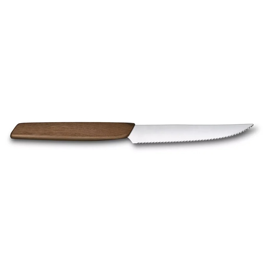 Victorinox - Sada steakových nožů SWISS MODERN 12 cm 2 ks ořech