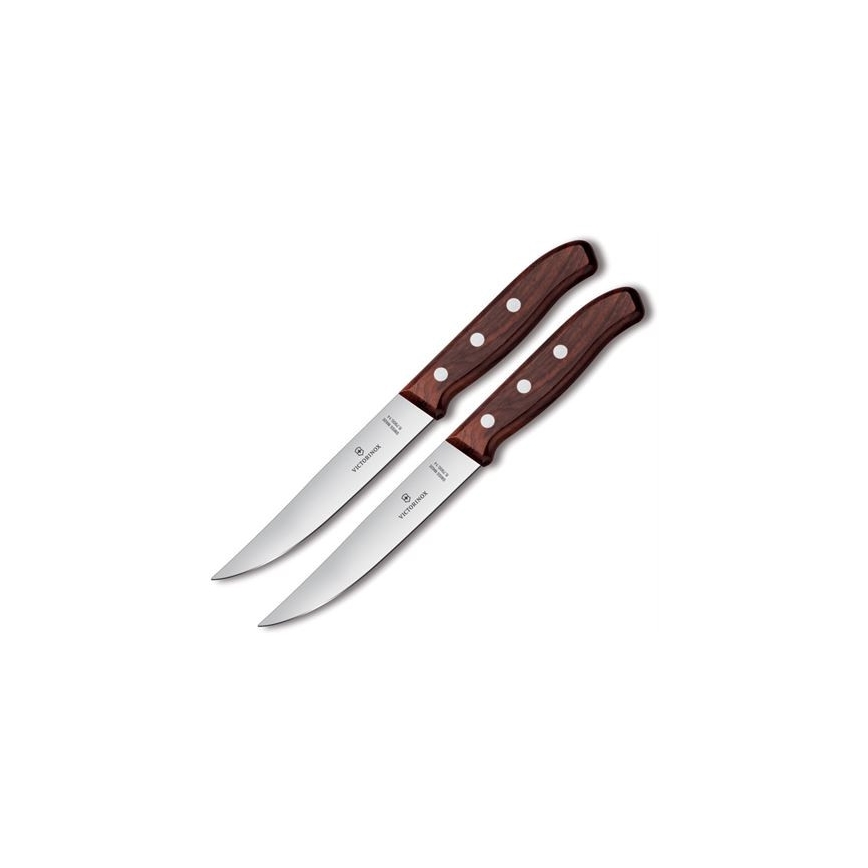 Victorinox - Sada steakových nožů WOOD 14 cm 2 ks javor