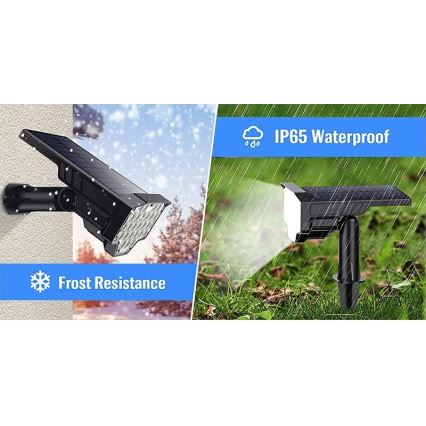 Viking - LED Solární lampa LED/1W/3,7V IP65 6000K 2200 mAh