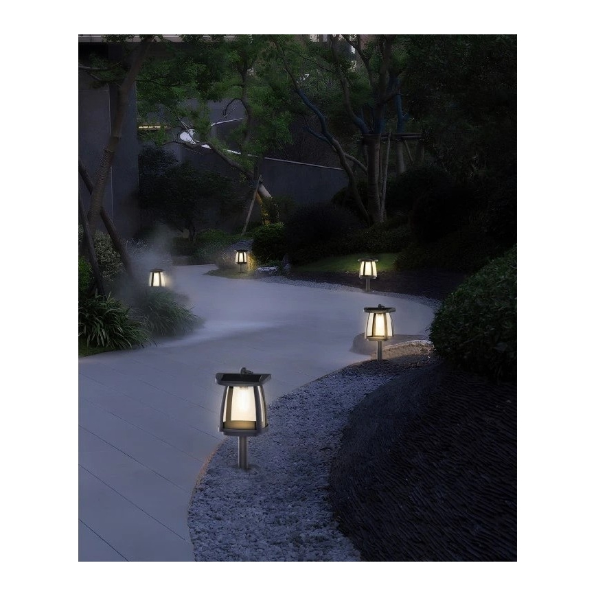 Viking - LED Solární lampa se senzorem LED/2W/3,7V IP54 4000K 2000 mAh