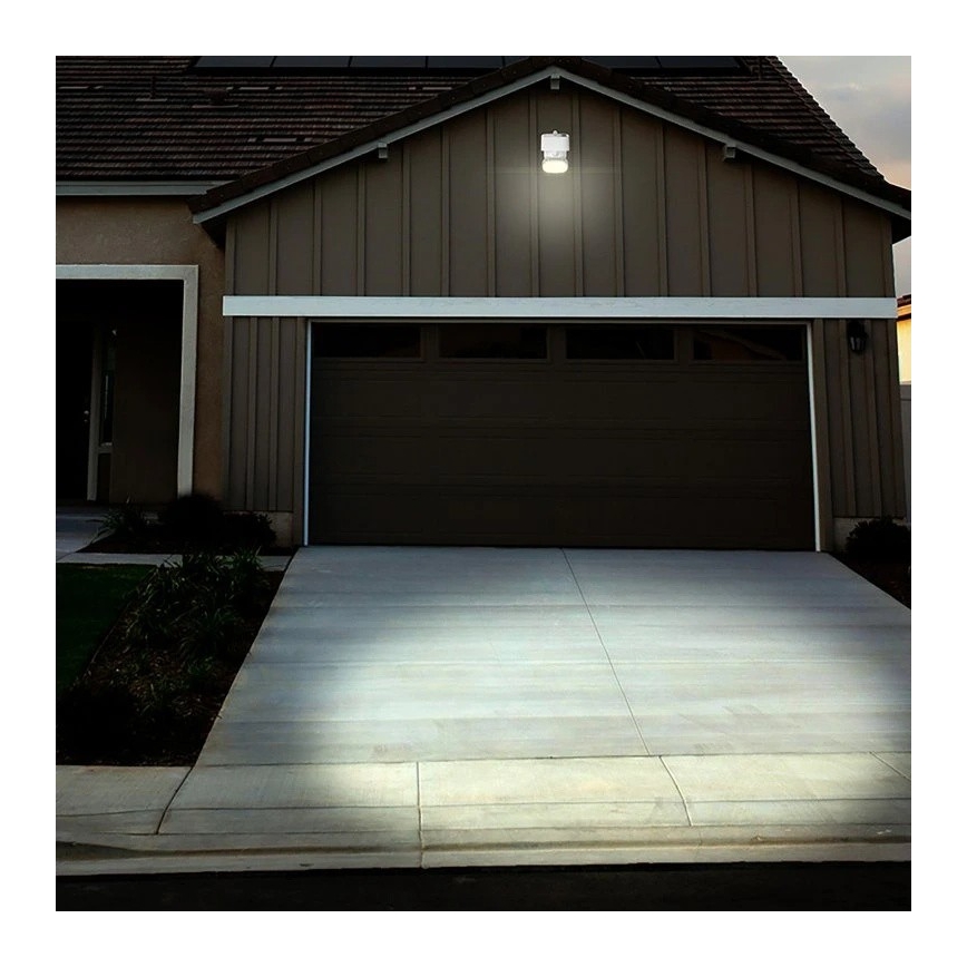 Viking - LED Solární nástěnné svítidlo se senzorem LED/1W/3,7V IP44 3000/4000K 4000 mAh