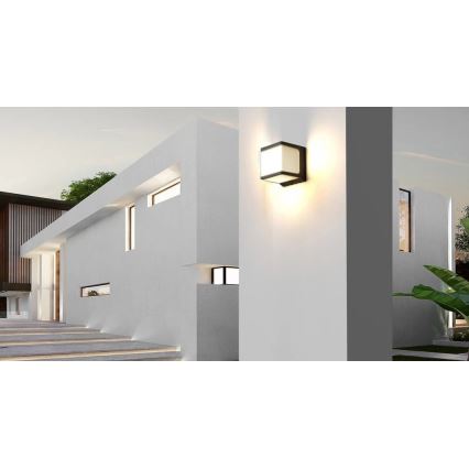 Viking - LED Solární nástěnné svítidlo se senzorem LED/1,5W/3,7V IP54 4000K 2000 mAh