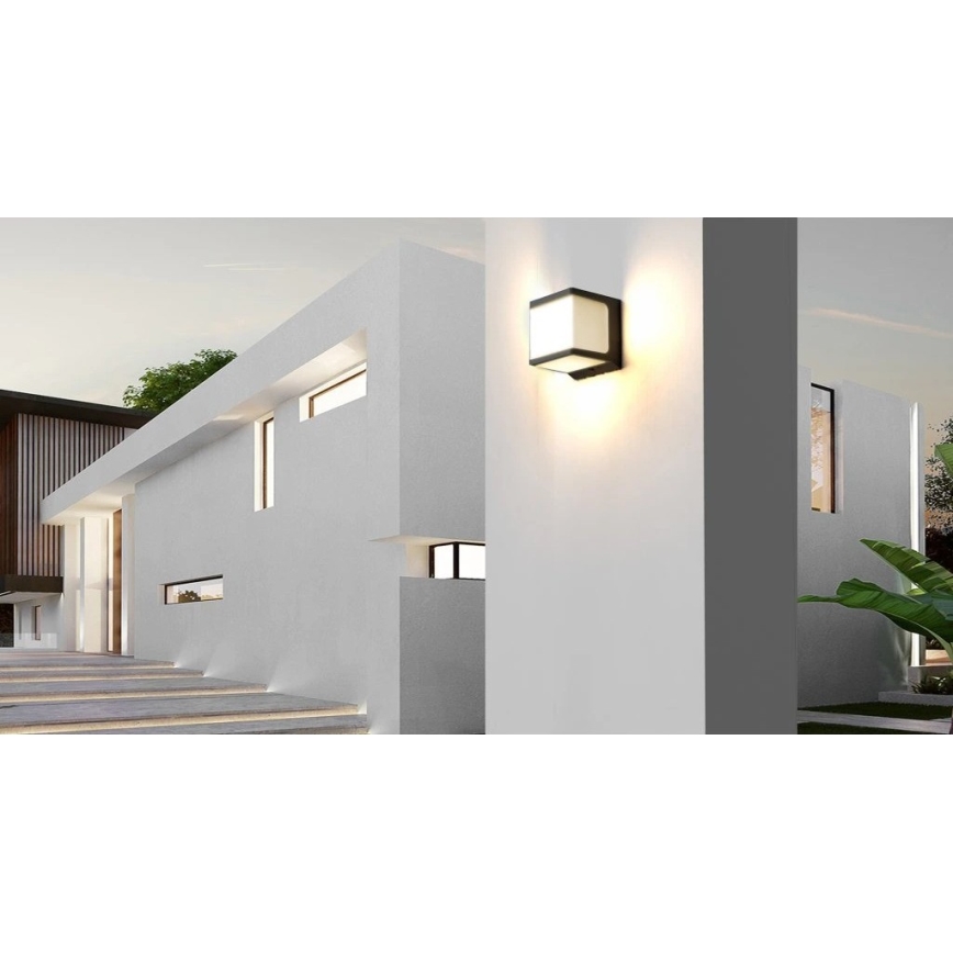 Viking - LED Solární nástěnné svítidlo se senzorem LED/1,5W/3,7V IP54 4000K 2000 mAh