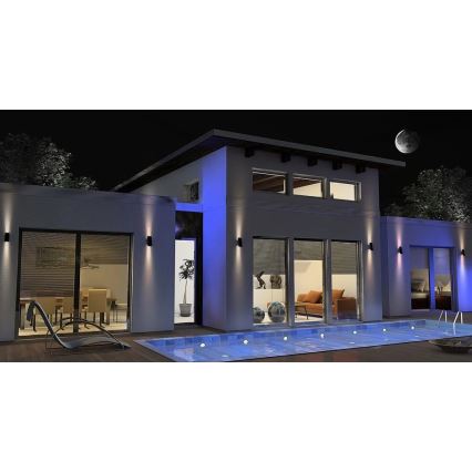 Viking - LED Stmívatelné solární nástěnné svítidlo LED/1,5W/3,7V IP65 4000K 2000 mAh