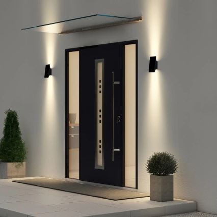 Viking - LED Stmívatelné solární nástěnné svítidlo LED/1,5W/3,7V IP65 4000K 2000 mAh