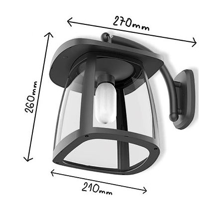 Viking - LED Stmívatelné solární nástěnné svítidlo LED/2W/3,7V IP54 4000K 2000 mAh