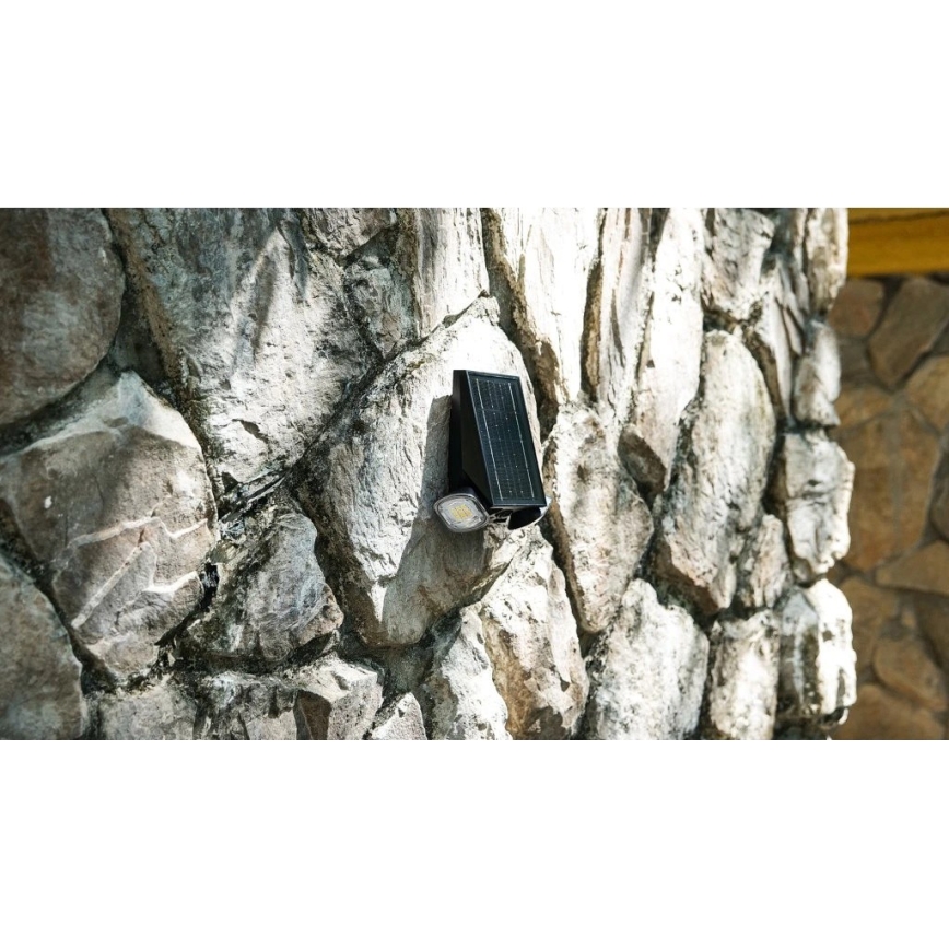 Viking - LED Stmívatelné solární nástěnné svítidlo se senzorem LED/1,3W/3,7V IP44 4000K 2000 mAh