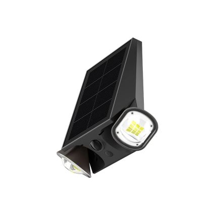 Viking - LED Stmívatelné solární nástěnné svítidlo se senzorem LED/1,3W/3,7V IP44 4000K 2000 mAh