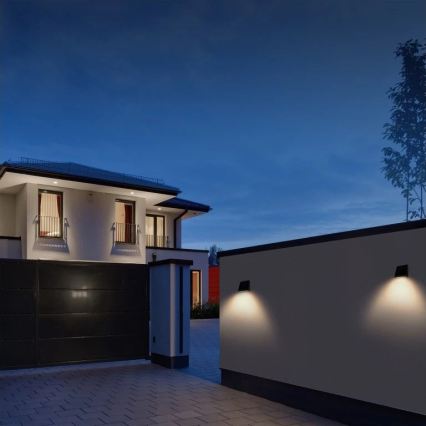 Viking - LED Stmívatelné solární nástěnné svítidlo se senzorem LED/2W/3,7V IP54 4000K 2000 mAh