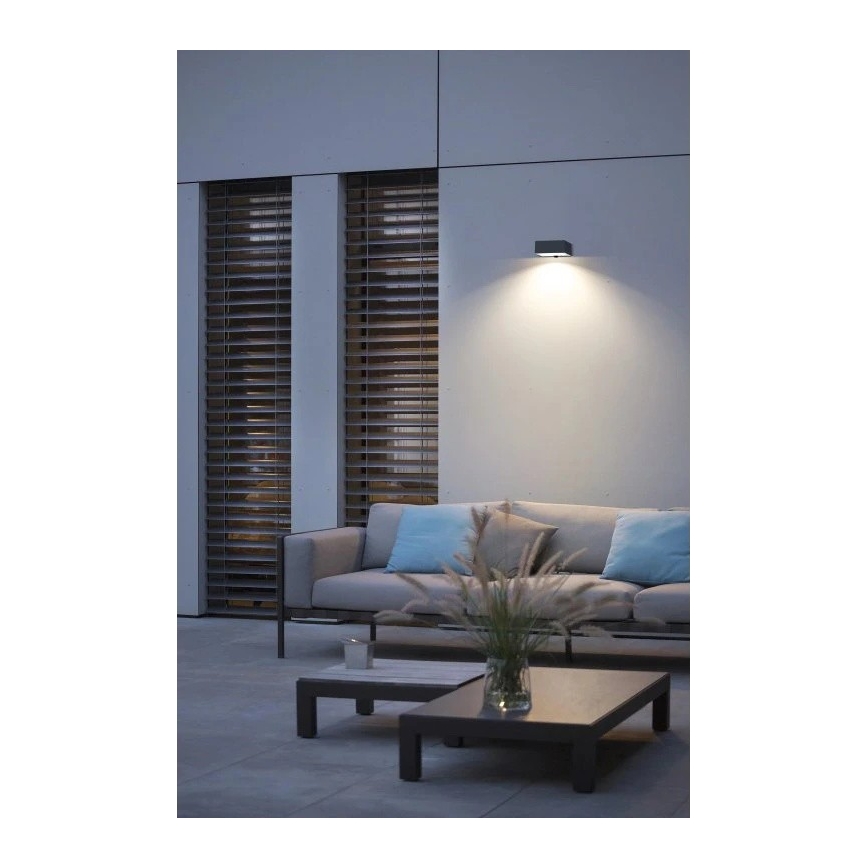 Viking - LED Stmívatelné solární nástěnné svítidlo se senzorem LED/2W/3,7V IP65 4000K 2000 mAh