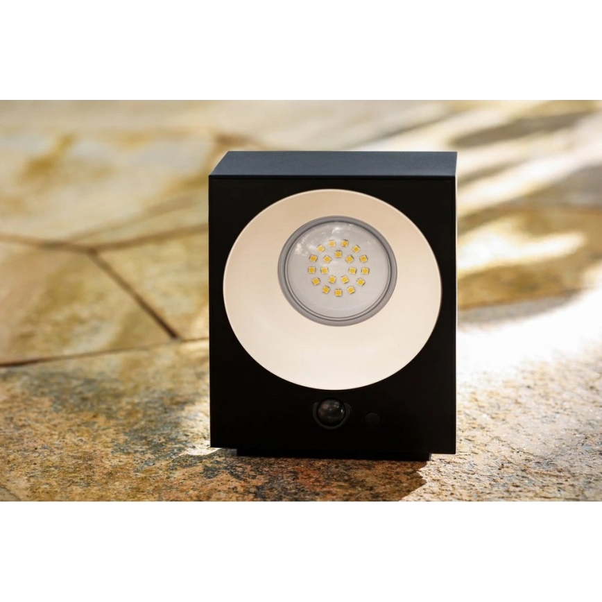 Viking - LED Stmívatelné solární nástěnné svítidlo se senzorem LED/2W/3,7V IP65 4000K 2000 mAh