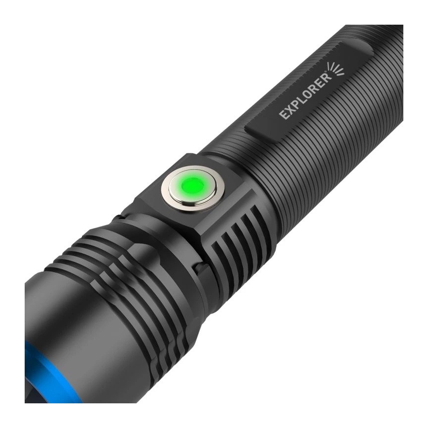 Viking - LED Stmívatelná nabíjecí svítilna LED/5V IPX3 600 lm 2600 mAh