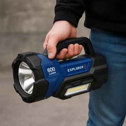 Viking - LED Stmívatelná nabíjecí svítilna LED/5V IPX4 1000 lm 8000 mAh