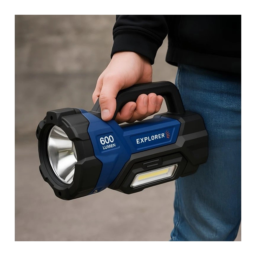 Viking - LED Stmívatelná nabíjecí svítilna LED/5V IPX4 1000 lm 8000 mAh