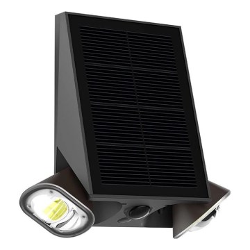 Viking - LED Stmívatelné solární nástěnné flexibilní svítidlo se senzorem LED/1,3W/3,7V IP44 4000K 2000 mAh