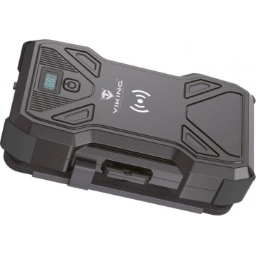Viking - Power Bank s LED svítilnou, bezdrátovým nabíjením a solárním panelem Power Delivery 22,5W/30000 mAh