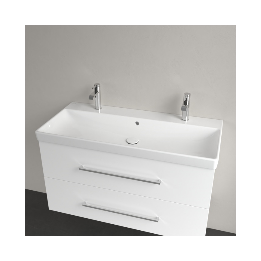 Villeroy & Boch 4156A401 - Závěsné umyvadlo AVENTO 100x47 cm keramika/bílá