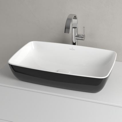 Villeroy & Boch 417258BCT8 - Umyvadlo na desku ARTIS 58x38,5 cm keramika/černá