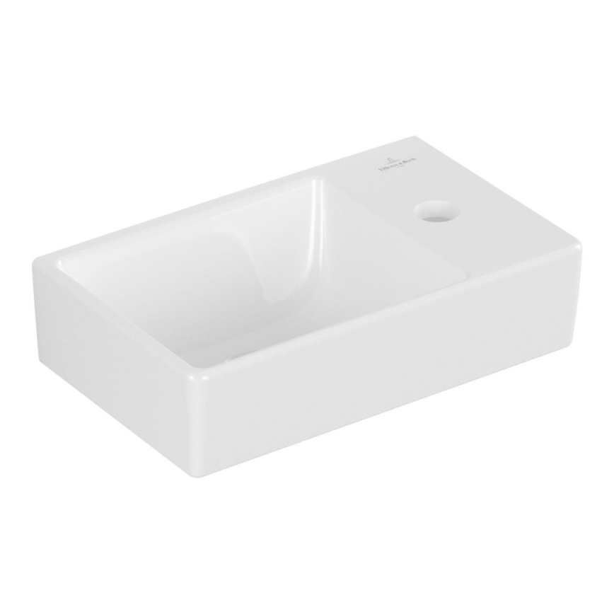 Villeroy & Boch 43003L01 - Závěsné umyvadlo AVENTO 36x22 cm keramika/bílá