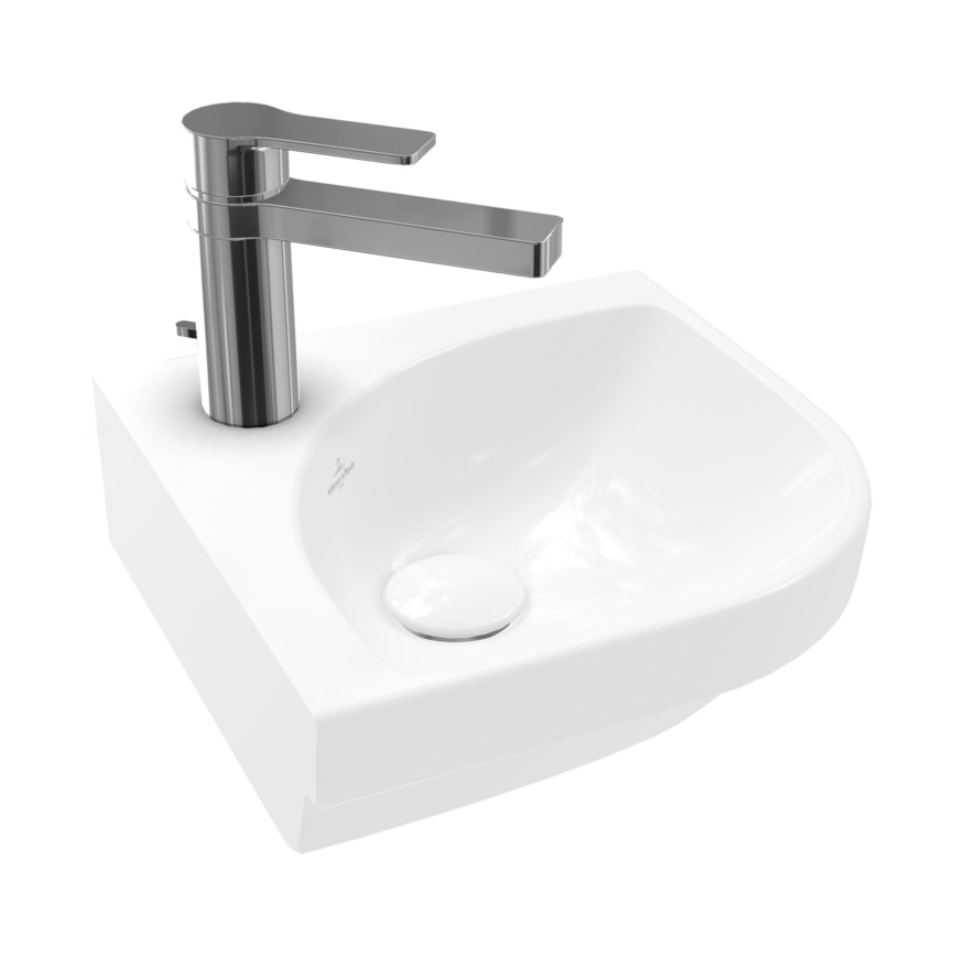 Villeroy & Boch 43714601 - Rohové závěsné umyvadlo SUBWAY 3.0 32x32 cm keramika/bílá