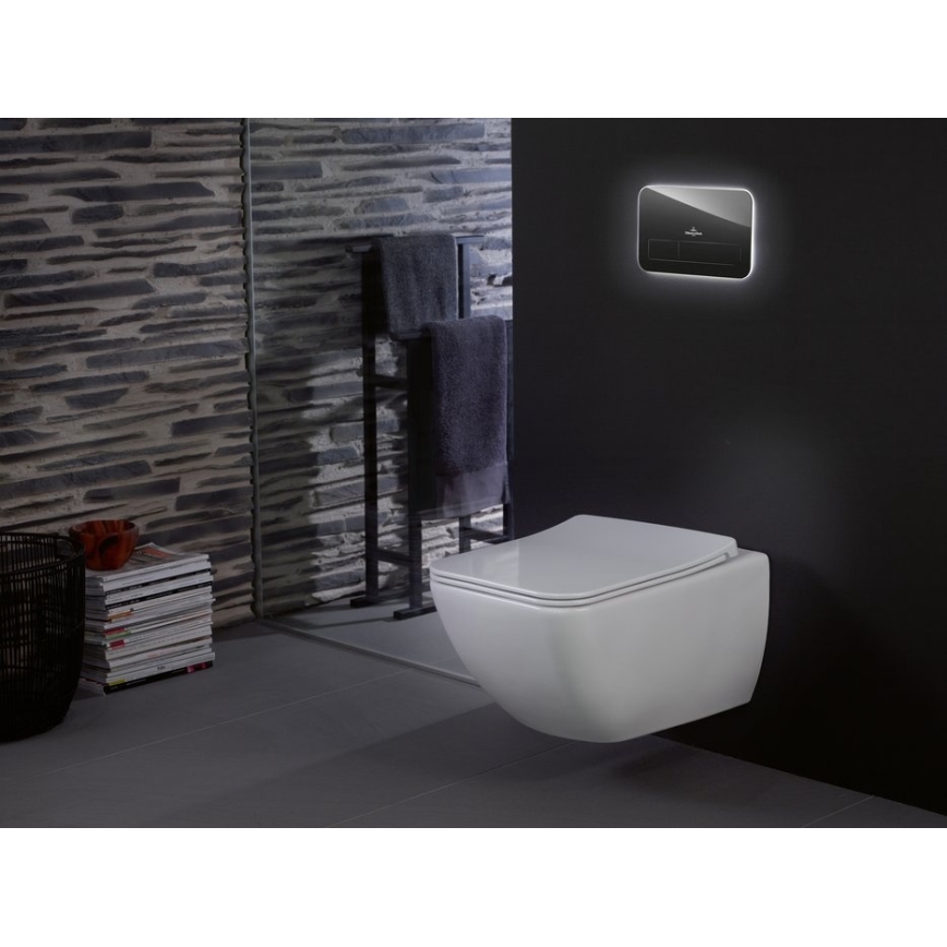 Villeroy & Boch 4611RL01 - Závěsné WC s prkénkem SoftClose VENTICELLO keramika/bílá