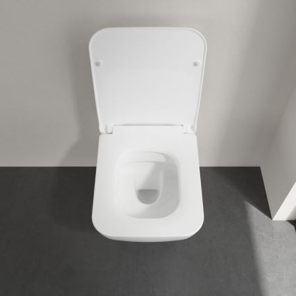 Villeroy & Boch 4611RLR1 - Závěsné WC s prkénkem SoftClose VENTICELLO keramika/bílá
