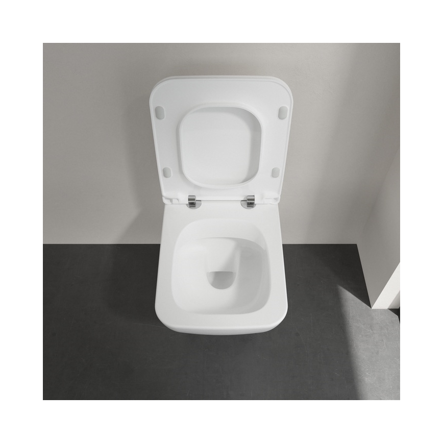 Villeroy & Boch 4611RLR1 - Závěsné WC s prkénkem SoftClose VENTICELLO keramika/bílá